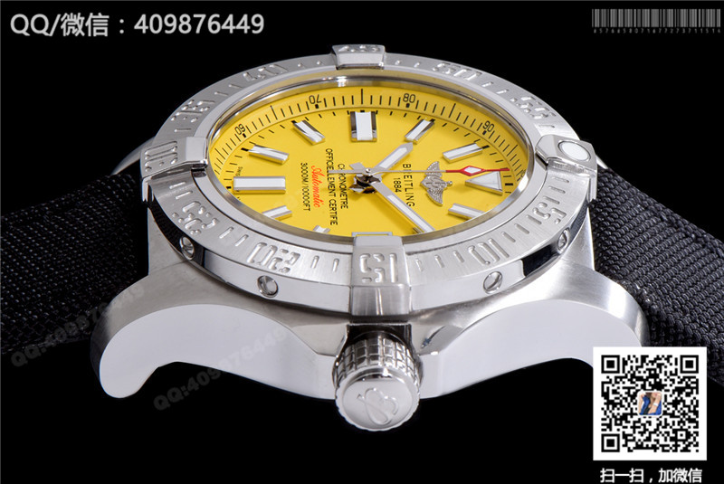 百年靈BREITLING AVENGER復仇者系列機械腕表A077I19PRS 條訂刻度